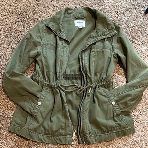 Old navy green utility jacket size small